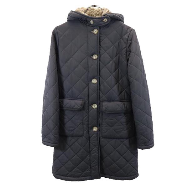 Mackintosh マッキントッシュ 英国製 ボア キルティングジャケット 36 グレー系 レディース