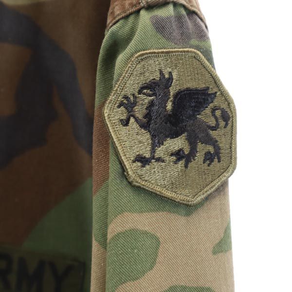 US ARMY アメリカ軍 カモフラ 長袖 ミリタリージャケット カーキグリーン メンズ