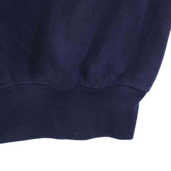 JANSPORTS ジャンスポーツ 90s USA製 オールド 長袖 スウェット トレーナー M ネイビー カレッジ 裏起毛 メンズ