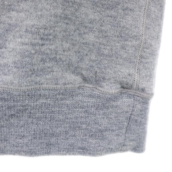 yetiua 日本製 長袖 トレーナー S グレー系 スウェット 裏フリース メンズ