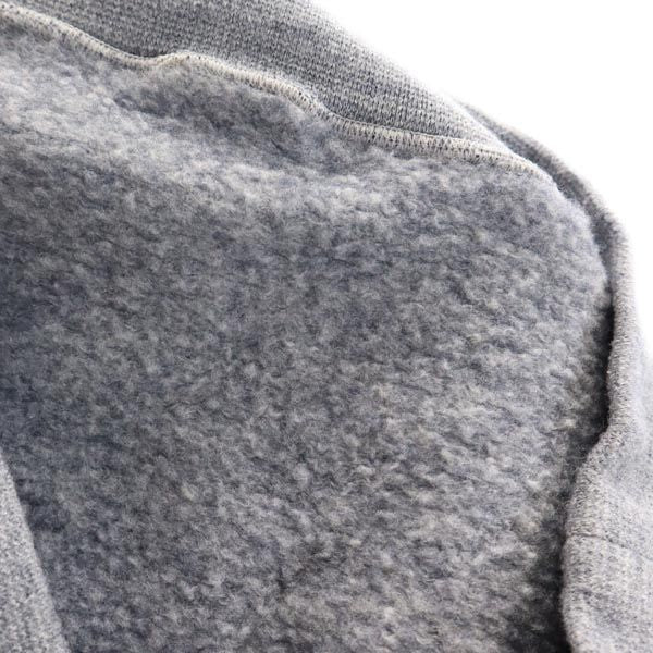 yetiua 日本製 長袖 トレーナー S グレー系 スウェット 裏フリース メンズ