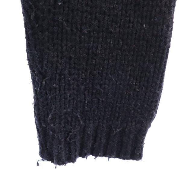 ARMANI JEANS アルマーニジーンズ ニットジャケット M ブラック系 メンズ