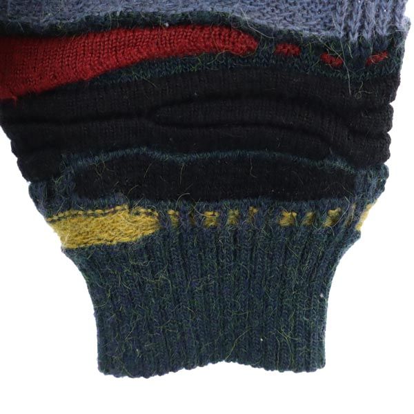 B FOR B ビーフォービー 90s イタリア製 オールド 3D 長袖 セーター M ニット メンズ