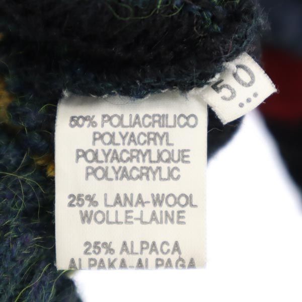 B FOR B ビーフォービー 90s イタリア製 オールド 3D 長袖 セーター M ニット メンズ