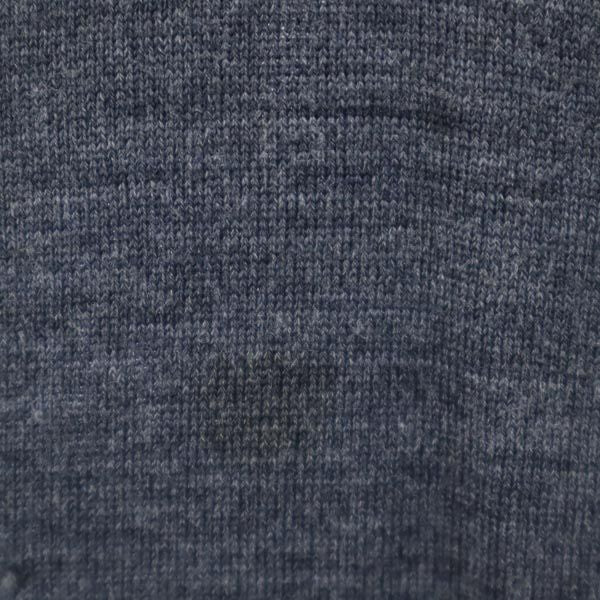 JOHN SMEDLEY ジョンスメドレー ウール 長袖 Vネック セーター S グレー ニット メンズ