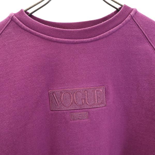 KITH キス × ヴォーグ コラボ 長袖 トレーナー M 紫系 × VOGUE スウェット メンズ