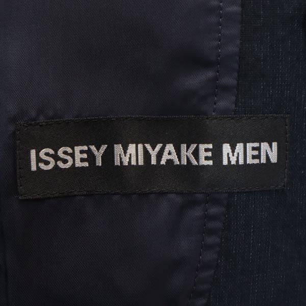 ISSEY MIYAKE MEN イッセイミヤケ メン 日本製 長袖 テーラードジャケット 1 ネイビー メンズ