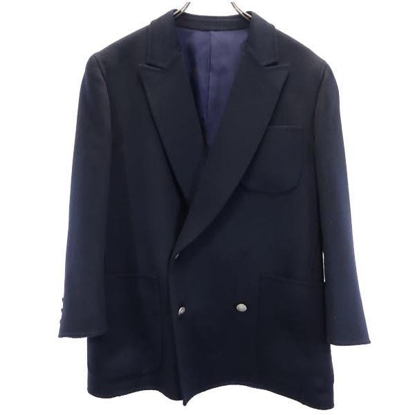 GREAT CASHMERE カシミヤ100% 長袖 テーラードジャケット ネイビー メンズ