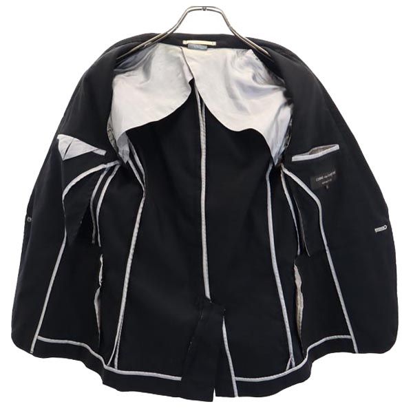 COMME des GARCONS HOMME PLUS コムデギャルソンオムプリュス 2007年 日本製 長袖 テーラードジャケット S ブラック メンズ
