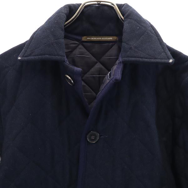 Mackintosh マッキントッシュ 英国製 キルティングジャケット 38 ネイビー メンズ
