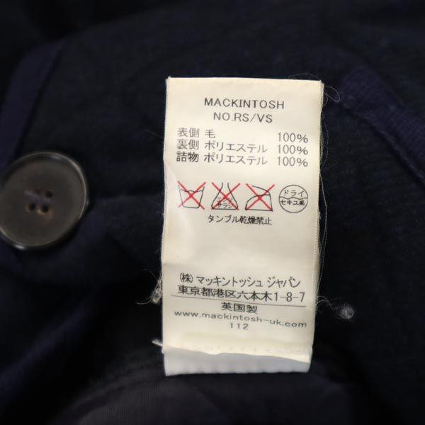 Mackintosh マッキントッシュ 英国製 キルティングジャケット 38 ネイビー メンズ