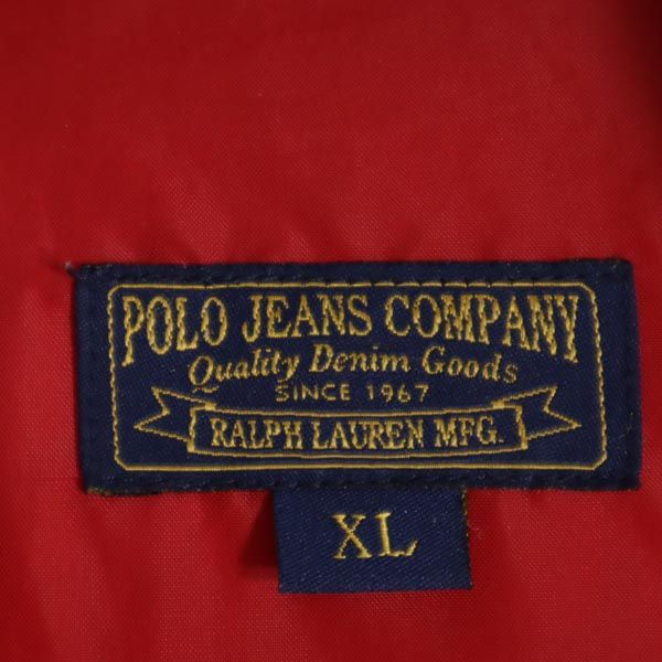 POLO JEANS COMPANY ポロジーンズカンパニー ダウンジャケット XL 赤 レディース