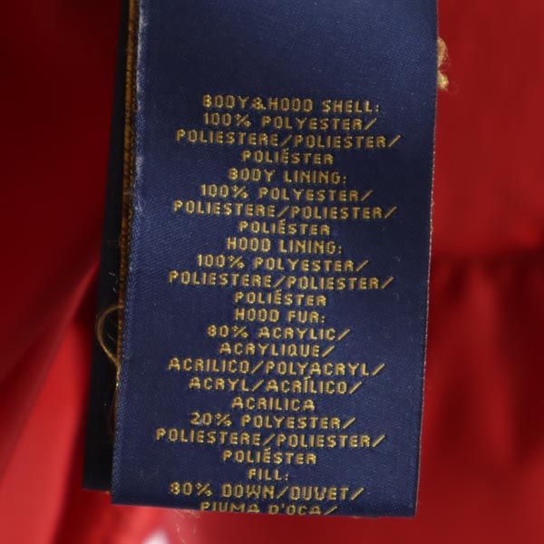 POLO JEANS COMPANY ポロジーンズカンパニー ダウンジャケット XL 赤 レディース