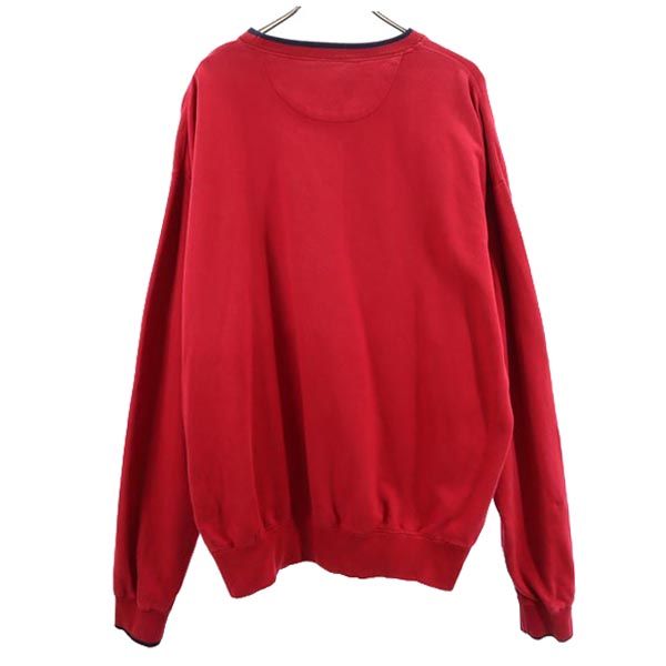 CHAPS RALPH LAUREN チャップスラルフローレン 長袖 スウェット トレーナー L 赤 裏起毛 メンズ