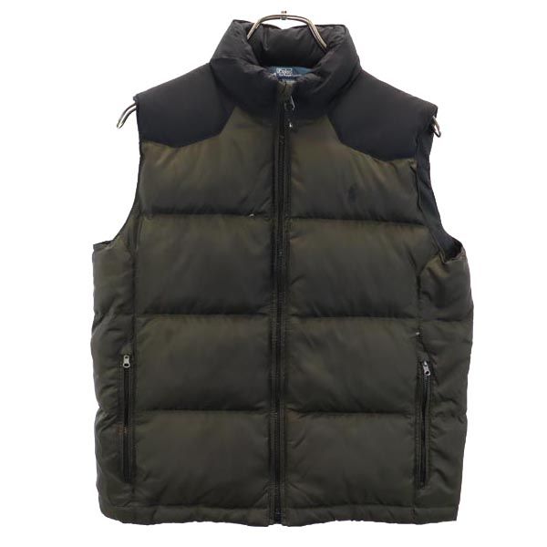Polo by Ralph Lauren ポロバイラルフローレン ダウンベスト M(10-12) カーキ キッズ