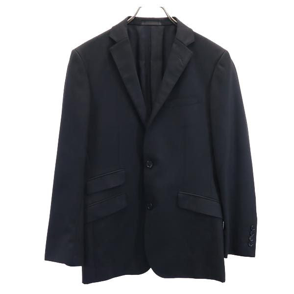 BURBERRY BLACK LABEL バーバリーブラックレーベル 三陽商会 ウールブレンド テーラードジャケット S ネイビー系 メンズ