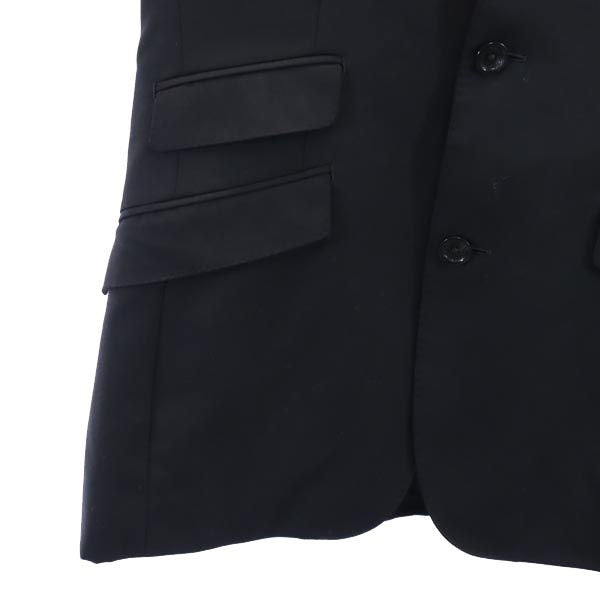 BURBERRY BLACK LABEL バーバリーブラックレーベル 三陽商会 ウールブレンド テーラードジャケット S ネイビー系 メンズ