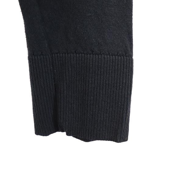 Kate Spade ケイトスペード 長袖 コットン ニット カーディガン XS 黒 レディース