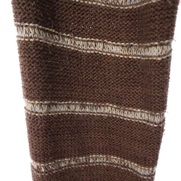 glamb グラム 総柄 長袖 セーター 3 ブラウン系 ニット メンズ