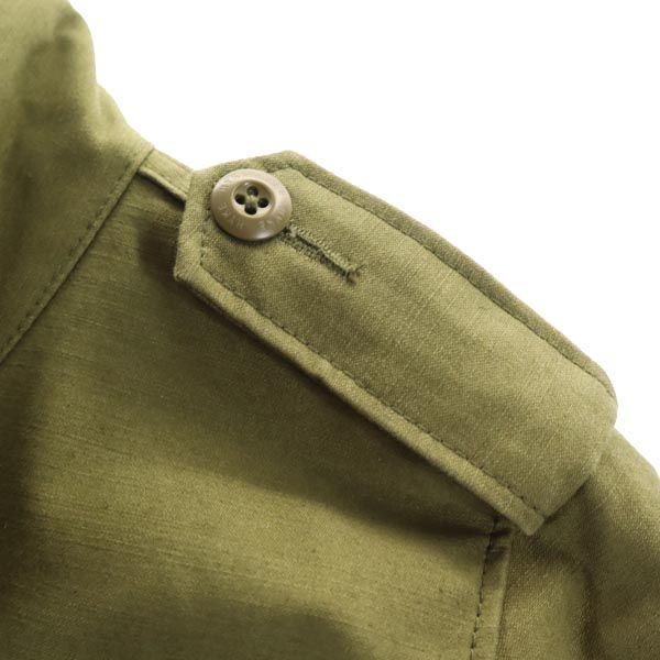 HYKE ハイク 日本製 ミリタリージャケット S カーキ メンズ