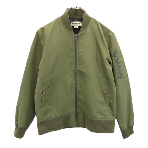 Denime ドゥニーム フライトジャケット S カーキ メンズ