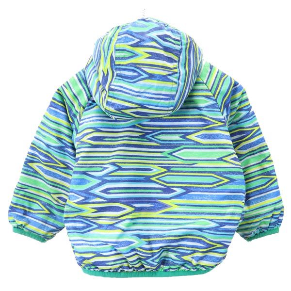 patagonia パタゴニア アウトドア リバーシブル ジップパーカー グリーン キッズ