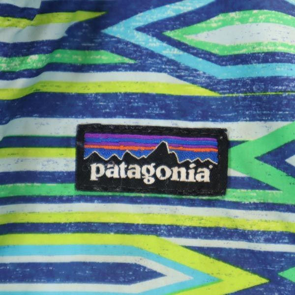 patagonia パタゴニア アウトドア リバーシブル ジップパーカー グリーン キッズ