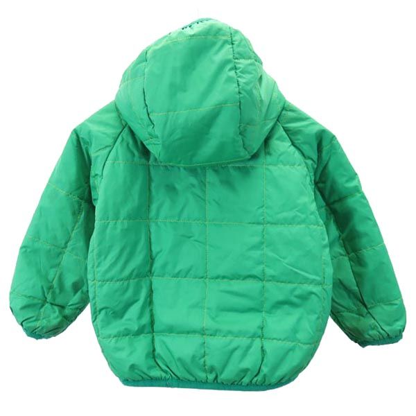 patagonia パタゴニア アウトドア リバーシブル ジップパーカー グリーン キッズ