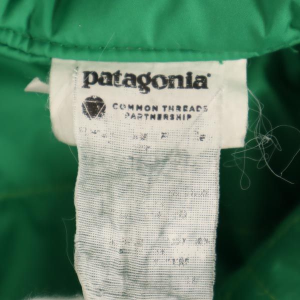 patagonia パタゴニア アウトドア リバーシブル ジップパーカー グリーン キッズ