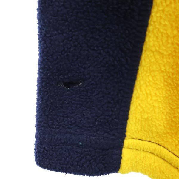 NAUTICA ノーティカ USA製 長袖 ボアフリース トレーナー M イエロー メンズ