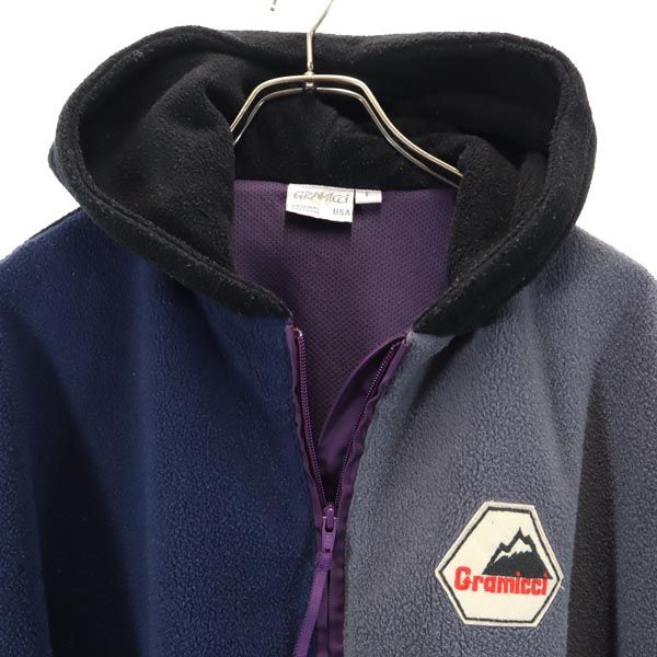 Gramicci グラミチ フリース ポンチョ F ネイビー レディース