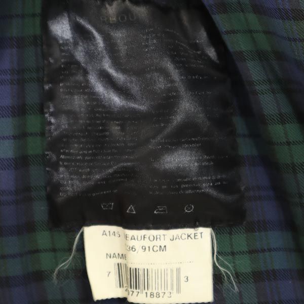 Barbour バブアー ワークジャケット グレー メンズ