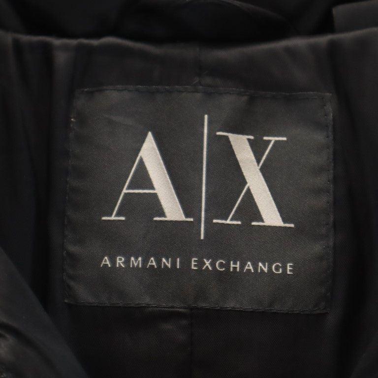 ARMANI EXCHANGE アルマーニエクスチェンジ ダウンコート XS ブラック レディース