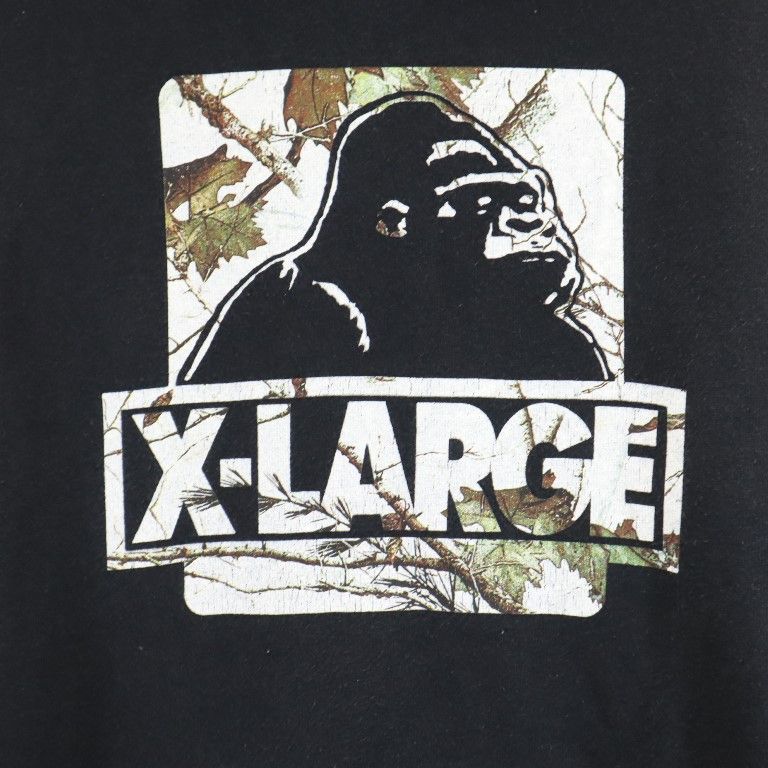 XLARGE エクストララージ 長袖 スウェットパーカー M ブラック メンズ
