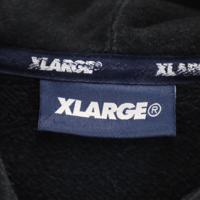 XLARGE エクストララージ 長袖 スウェットパーカー M ブラック メンズ