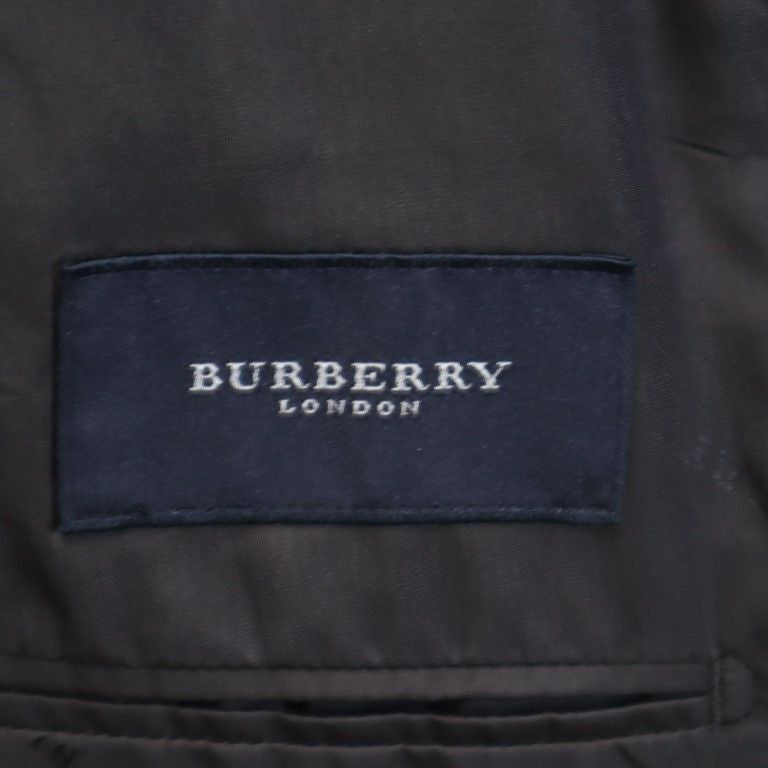BURBERRY バーバリー 三陽商会 日本製 ウール ストライプ柄 スーツ 上下 セットアップ 94-82-175 グレー系 メンズ