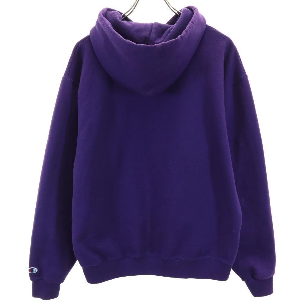 Champion チャンピオン 長袖 スウェットパーカー M パープル 裏起毛 メンズ