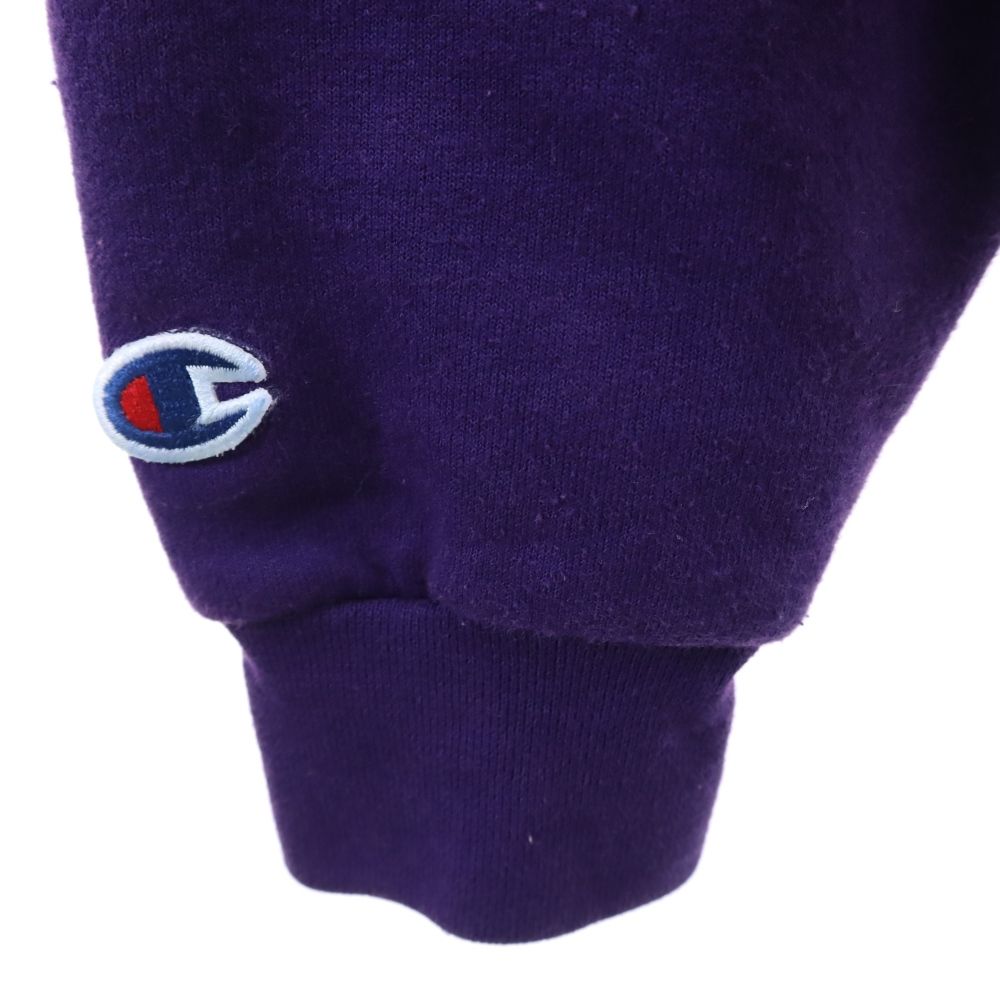 Champion チャンピオン 長袖 スウェットパーカー M パープル 裏起毛 メンズ
