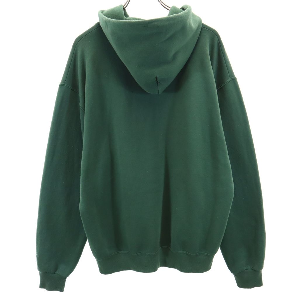 Champion チャンピオン 長袖 スウェットパーカー L グリーン 裏起毛 メンズ