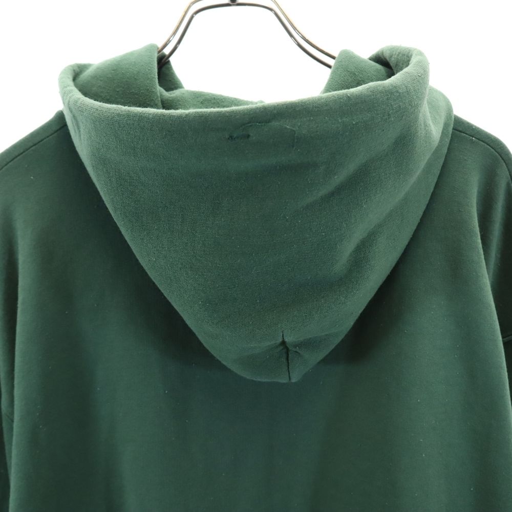 Champion チャンピオン 長袖 スウェットパーカー L グリーン 裏起毛 メンズ