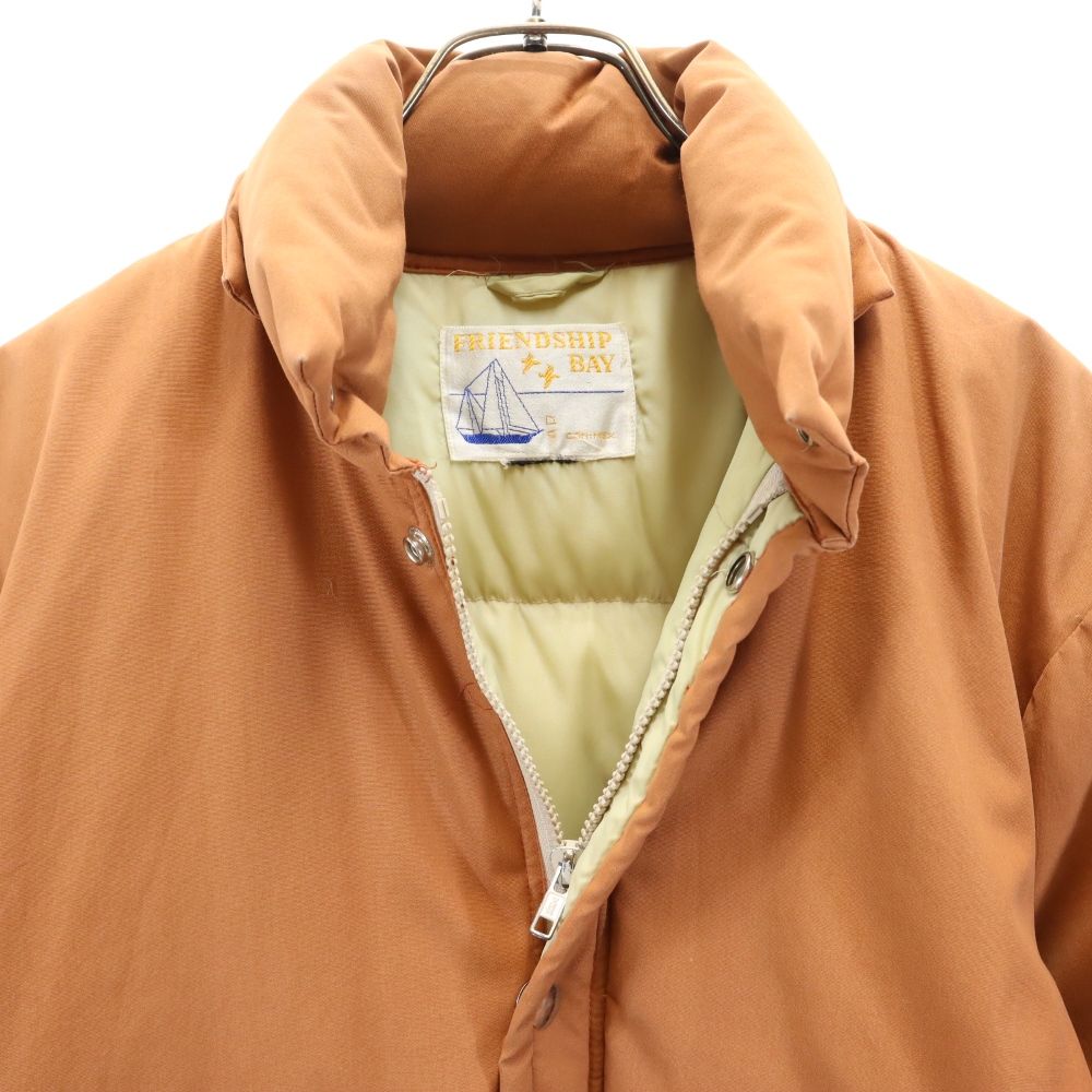 FRIENDSHIP BAY 90s ダウンジャケット オレンジ系 オールド ヴィンテージ メンズ