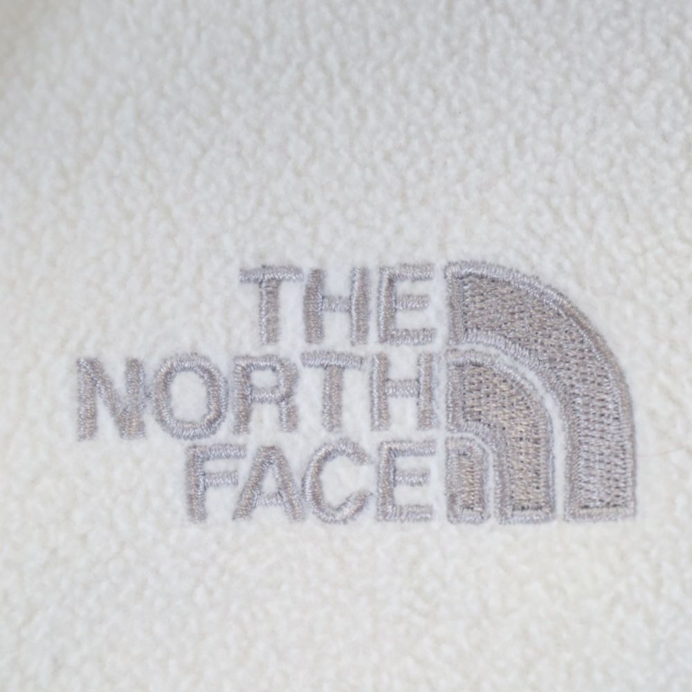 THE NORTH FACE ノースフェイス アウトドア フリースジャケット S 白×グレー レディース