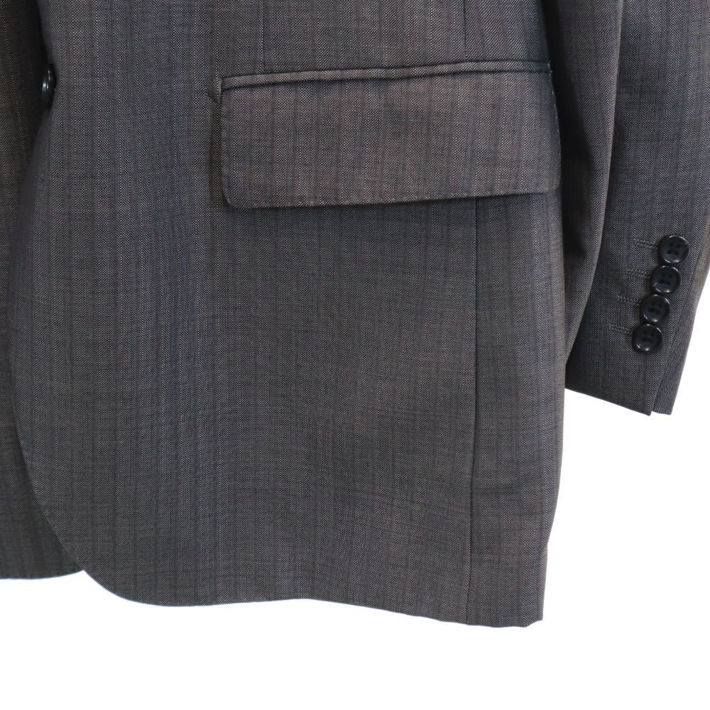 Durban ダーバン 日本製 ストライプ柄 テーラードジャケット 96AB5 グレー系 メンズ