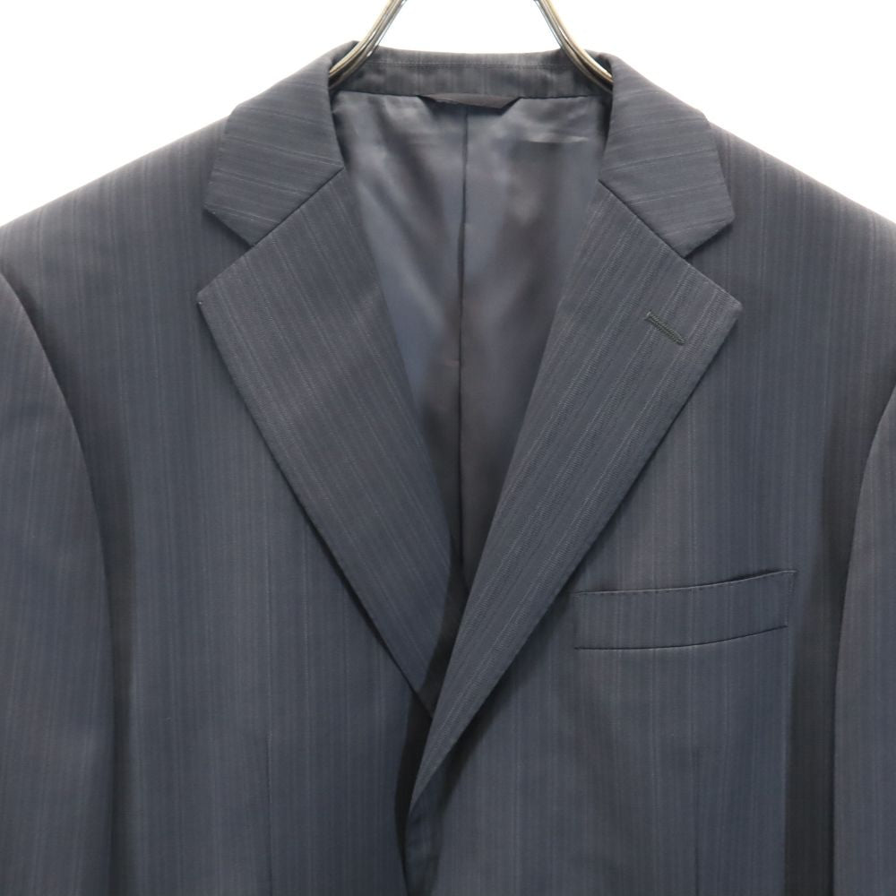 Durban ダーバン ストライプ柄 テーラードジャケット 98AB6 グレー メンズ