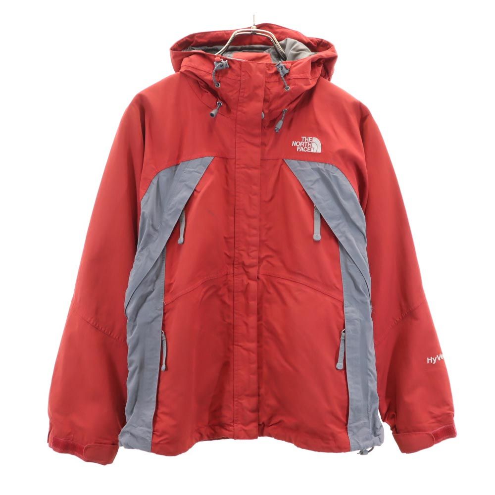 THE NORTH FACE ザノースフェイス アウトドア ナイロンジャケット S レッド系 フード レディース