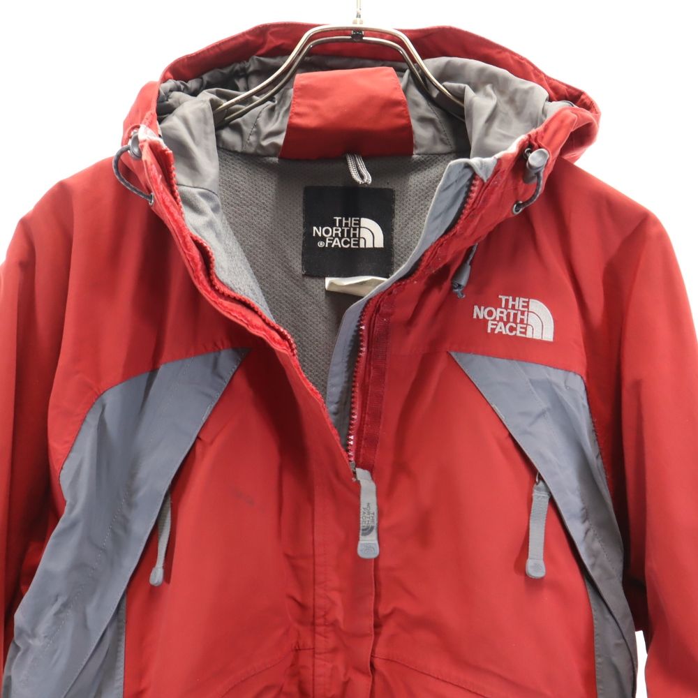 THE NORTH FACE ザノースフェイス アウトドア ナイロンジャケット S レッド系 フード レディース