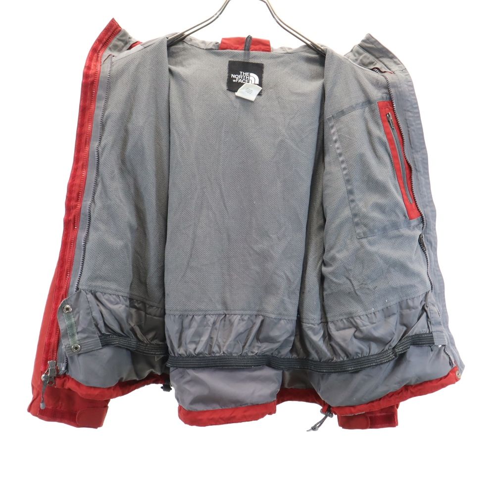 THE NORTH FACE ザノースフェイス アウトドア ナイロンジャケット S レッド系 フード レディース