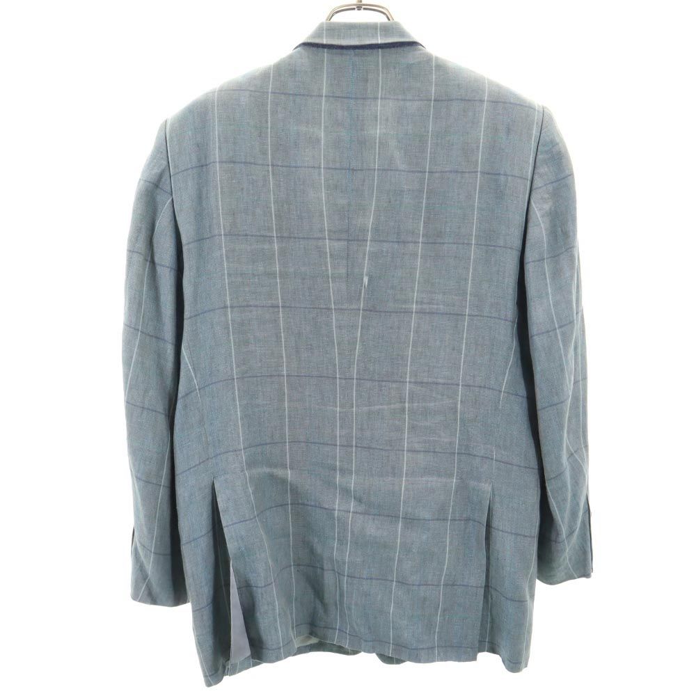 Christian Dior クリスチャンディオール 80s 90s オールド リネン100% テーラードジャケット 92-83-165 グレー系 メンズ