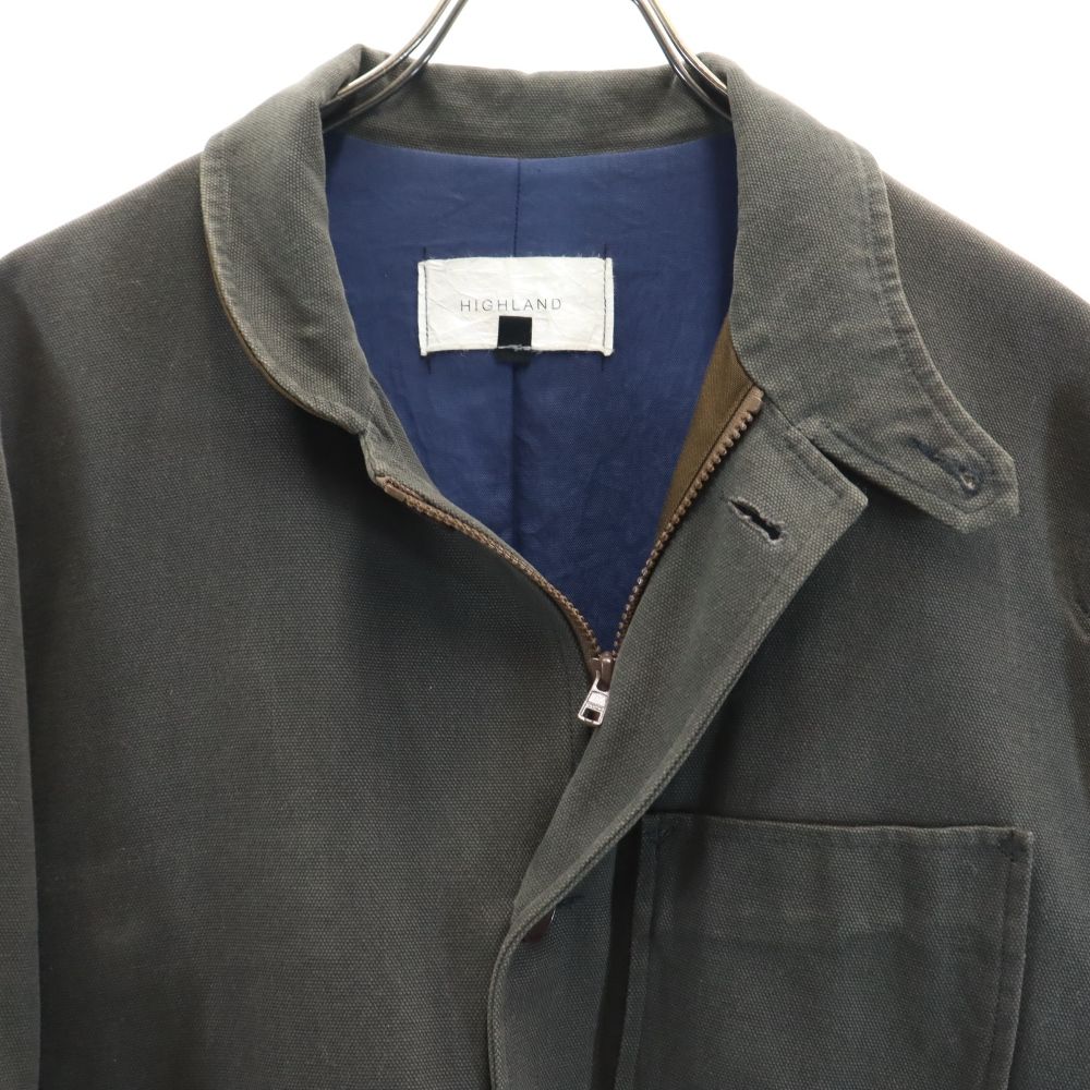 HIGHLAND20002000 ハイランド USA製 ジャケット L グレー系×ブラウン系 メンズ