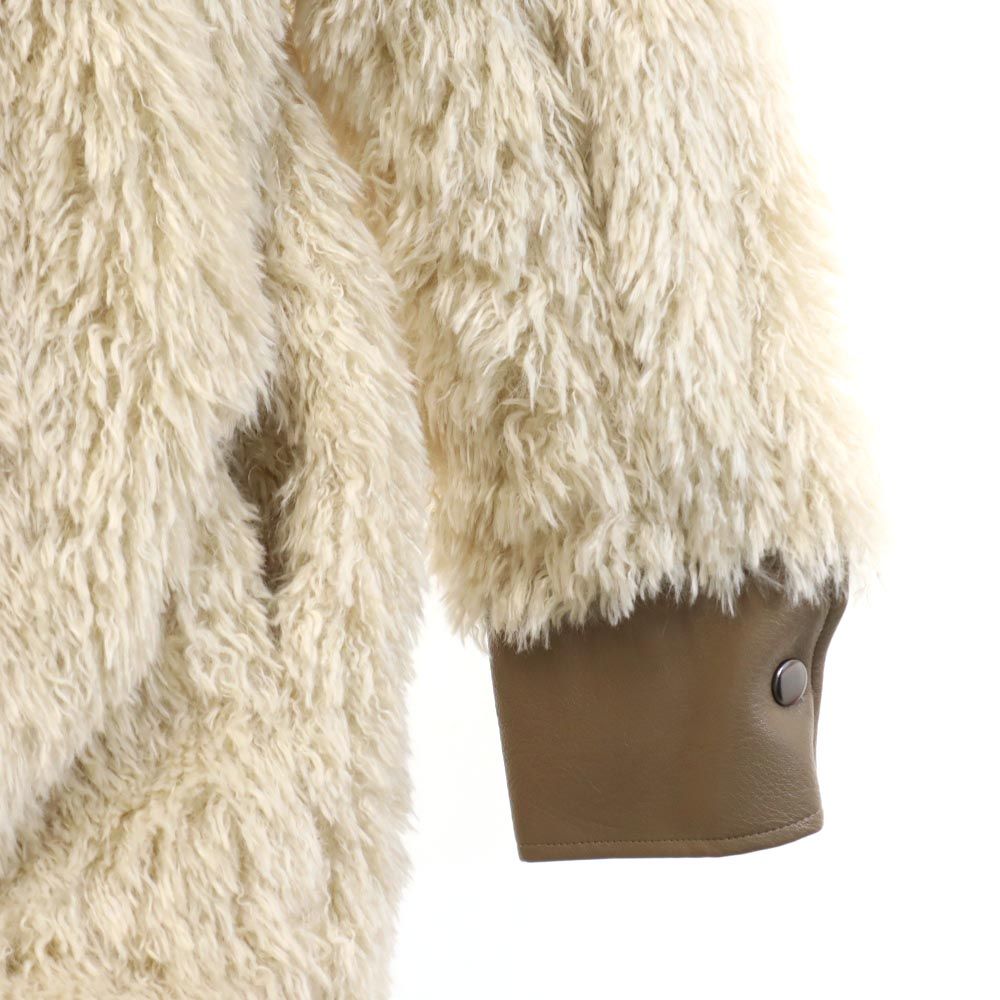 未使用 CISLYS シスリス ファーコート F ベージュ系 レディース